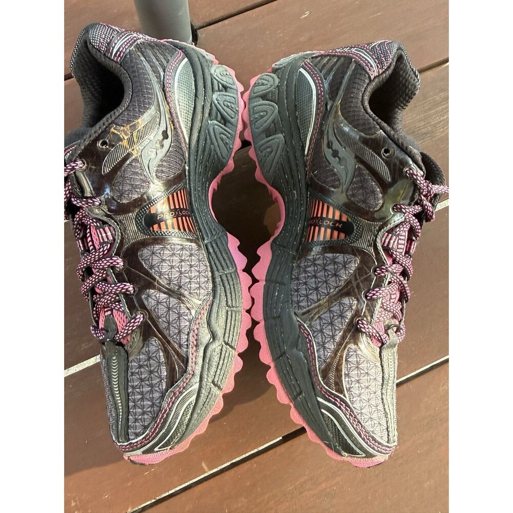 Saucony Run Anywhere Women’s Running Shoes Size 7 Black Fuchsia Athletic - Picture 7 of 15